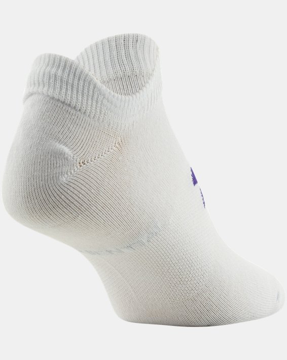 Women's UA Essential No Show – 6-Pack Socks, Gray, pdpMainDesktop image number 6